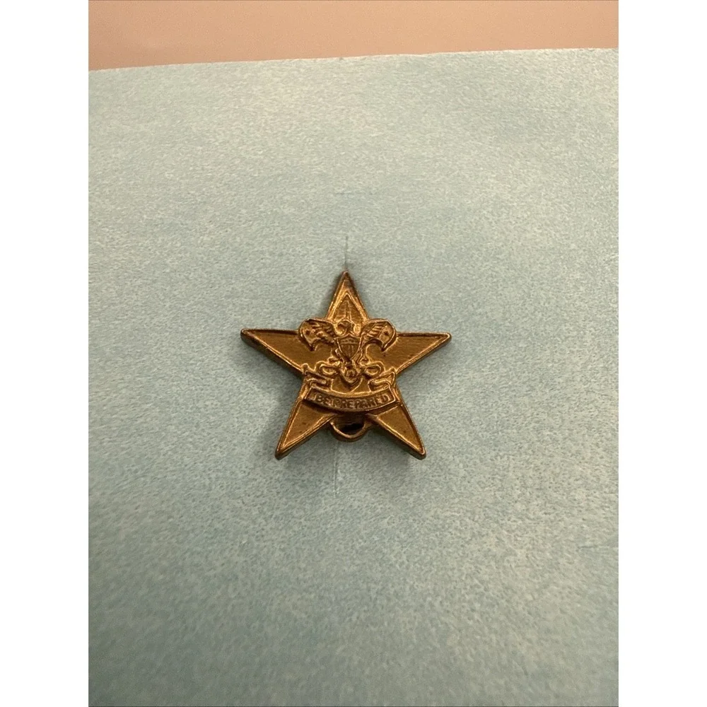 Boy Scouts BSA Neckerchief Scarf Slide Clip, Vintage Metal, & 2 Pins Vintage
